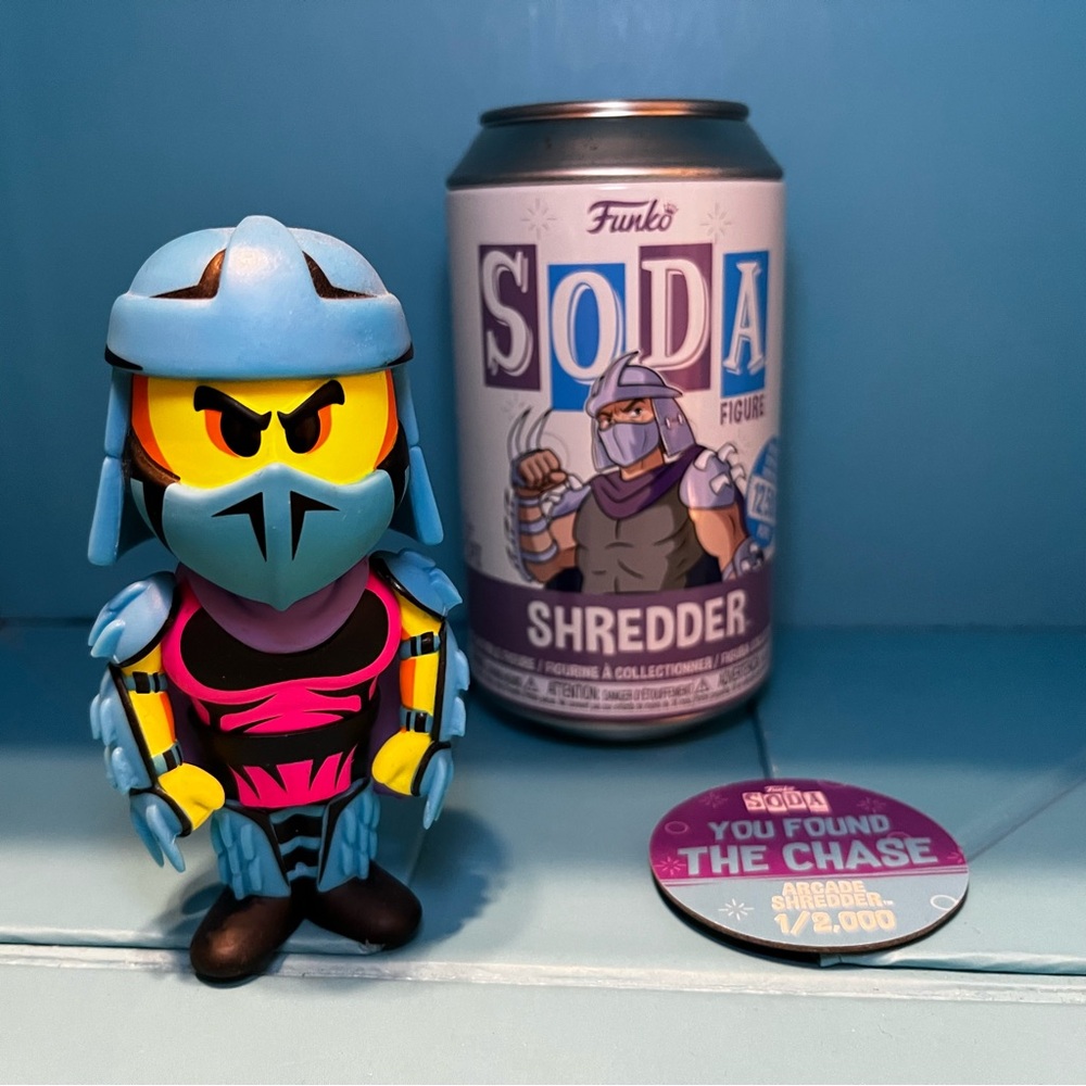 Funko Soda - Nickelodeon TMNT - Arcade Shredder Figure (Blacklight)